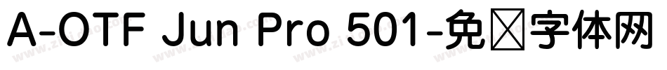 A-OTF Jun Pro 501字体转换